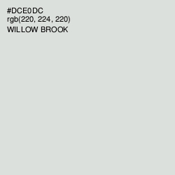 #DCE0DC - Willow Brook Color Image